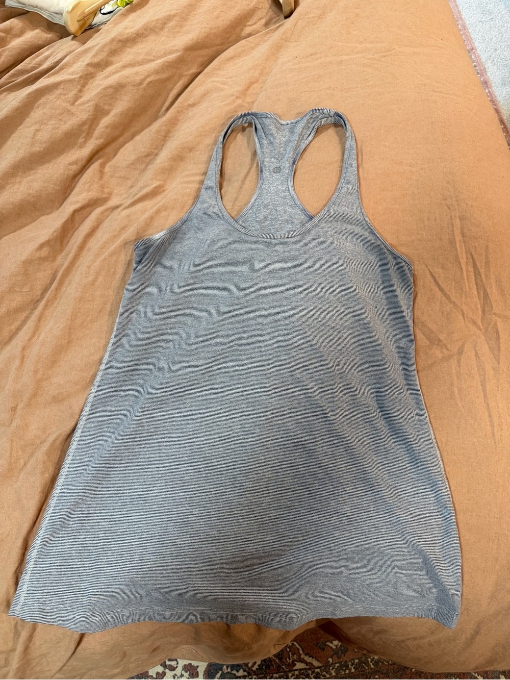 lululemon athletica Heather Gray Racerback Tank